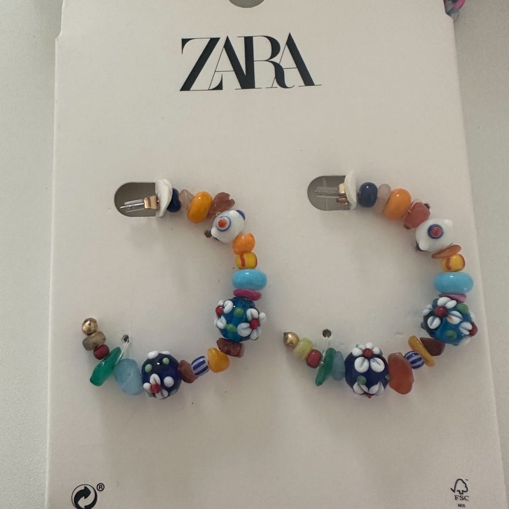 ZARA hoop earrings